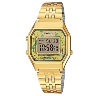 שעון יד דיגיטלי לנשים Casio Vintage מוזהב דגם LA680WGA-9CDF